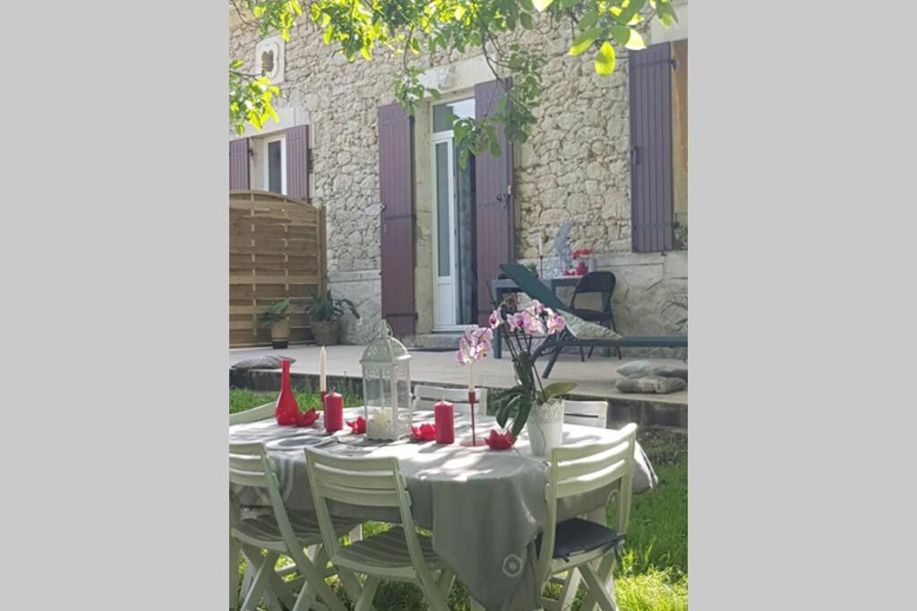 Gîte à la campagne tout confort Montazeau Extérieur photo