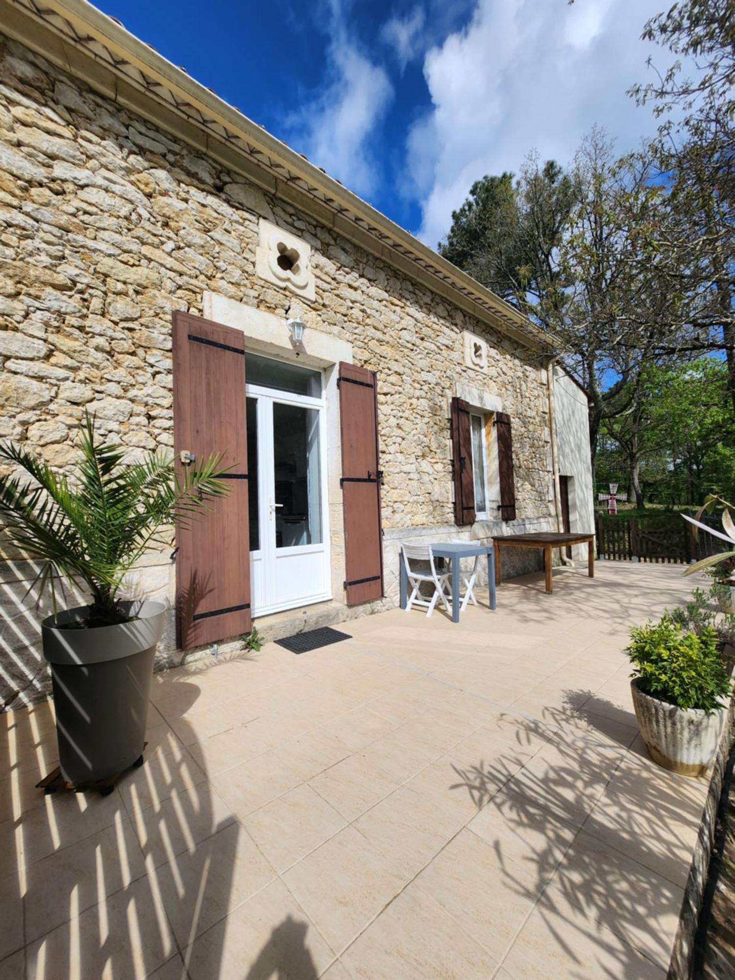 Gîte à la campagne tout confort Montazeau Extérieur photo