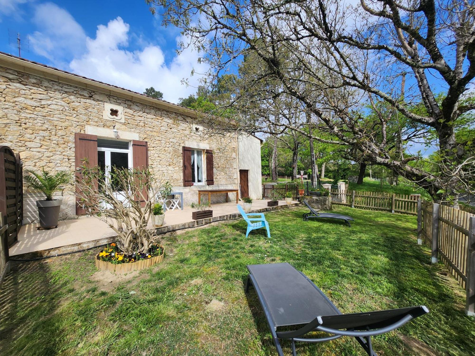 Gîte à la campagne tout confort Montazeau Extérieur photo